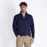 Fairway & Greene Coughlin 1/4 Zip in Marine