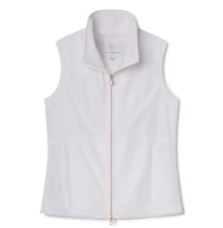 Fairway & Greene Everley Vest in White