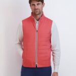 Fairway & Greene Mariner Vest in Coral
