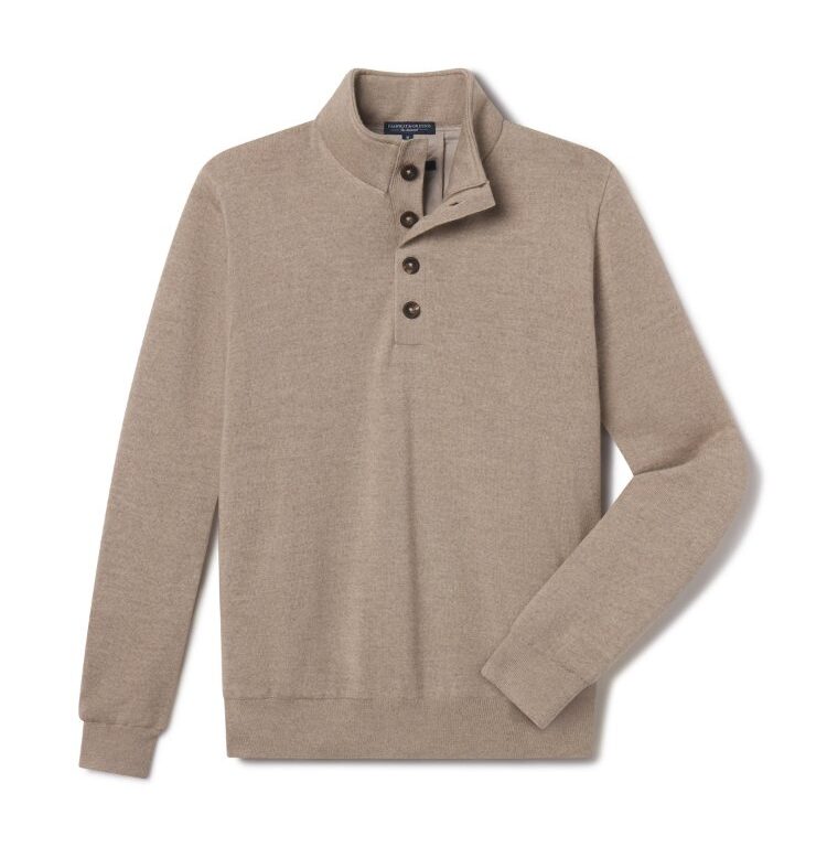 Fairway & Greene Monterey Windsweater in Flax Heather