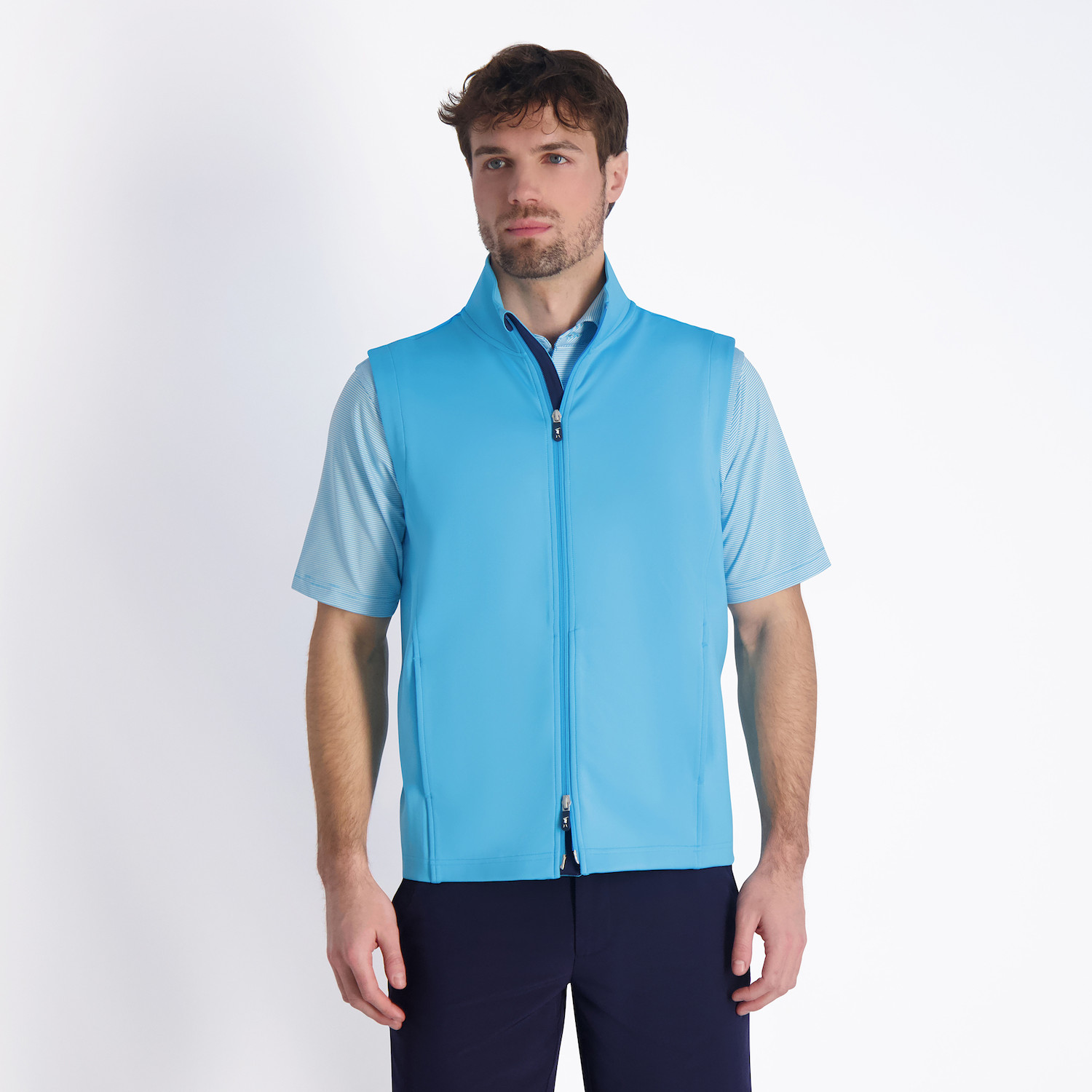 Fairway & Greene Coughlin Full Zip Vest in Springs