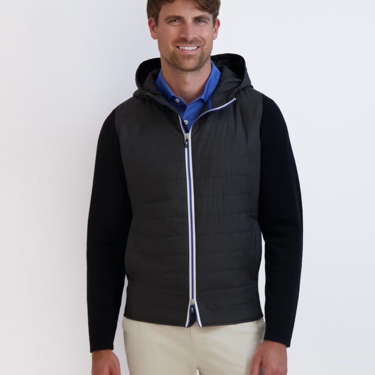 Fairway & Greene Fair Seas Hoodie in Black