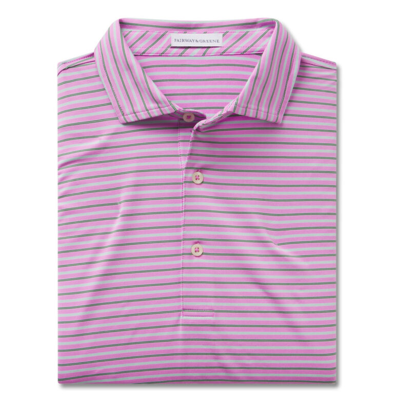 Fairway & Greene Galiano Stripe in Icy Plum