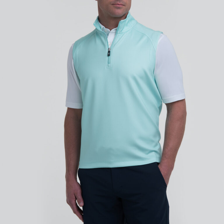 Fairway & Greene Infinity Print Quarter-Zip Vest
