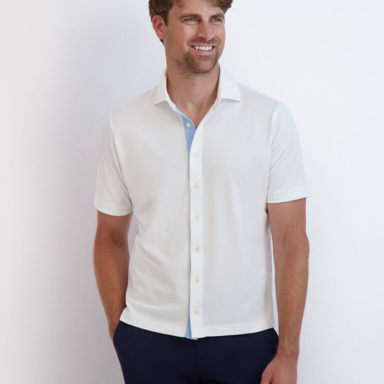 Fairway & Greene Pembroke Sun Shirt in White