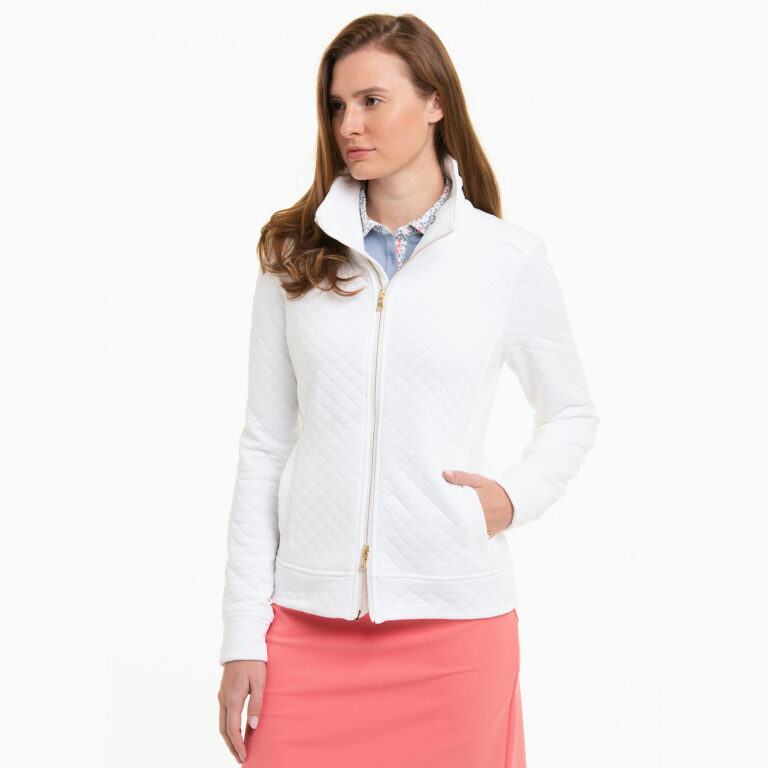 Fairway & Greene Ramsey Quilted Jacket in White