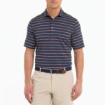 Fairway & Greene St. Tropez Stripe Polo in Marine