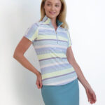Fairway & Greene Suki Zip Mock in Twist
