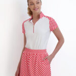 Fairway & Greene Suki Zip Mock in White