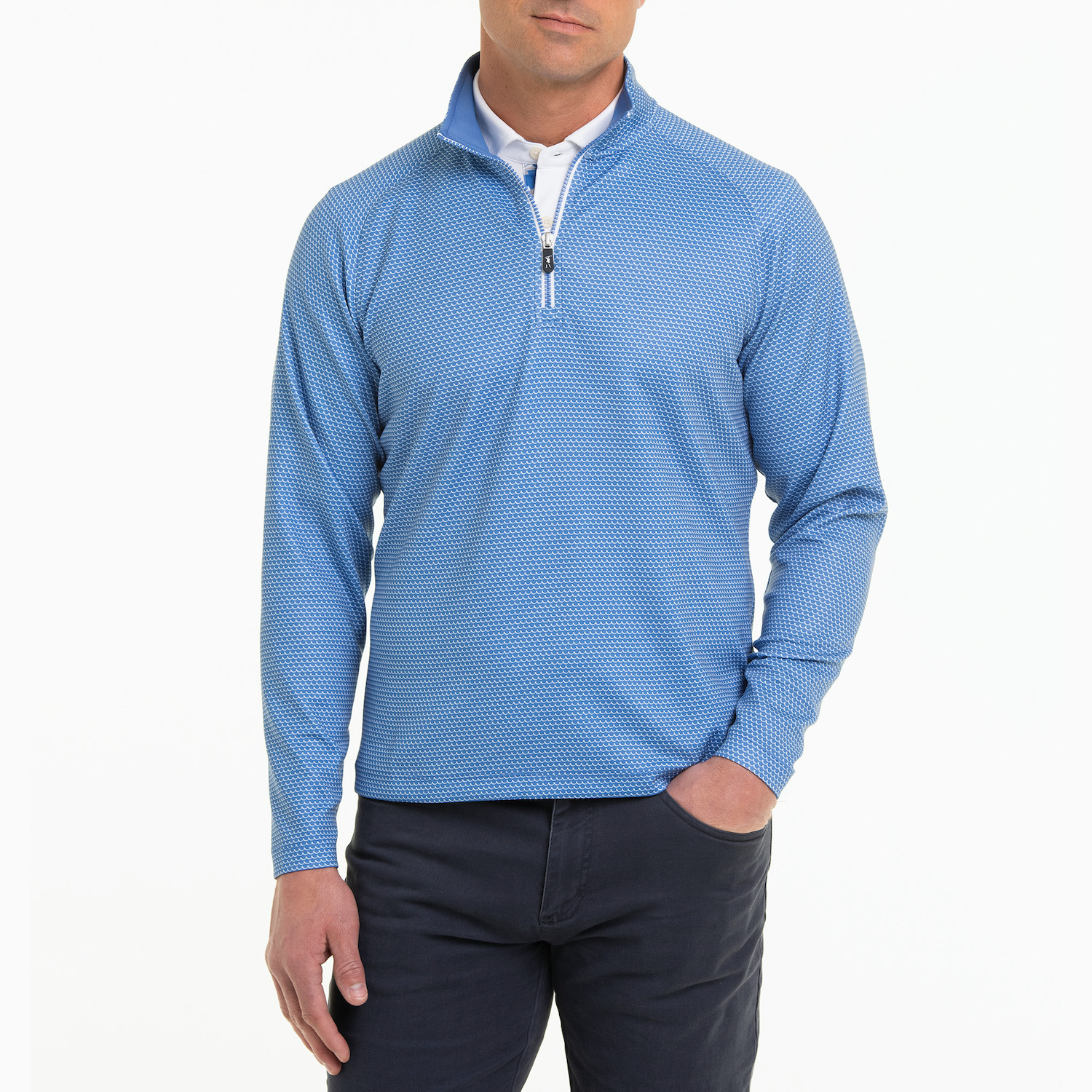 Fairway & Greene Wave Long Sleeve Quarter-Zip