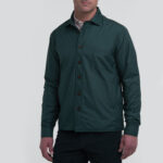 Fairway & Greene Windsweater Shirt Jacket in Forest