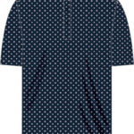 G/FORE All Play Foulard Geo Stretch Knit Polo in Twilight/Snow