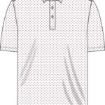 G/FORE All Play Spade Geo Stretch Knit Polo in Snow / Dark Plum