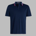 G/Fore Camo Collar Performance PIQUÉ Polo in Twilight