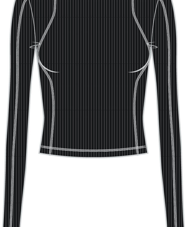 G/FORE Contour Soft Rib Long Sleeve Tee