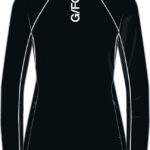 G/Fore Contrast Mesh Silky Tech Nylon Quarter Zip Pullover in Onyx