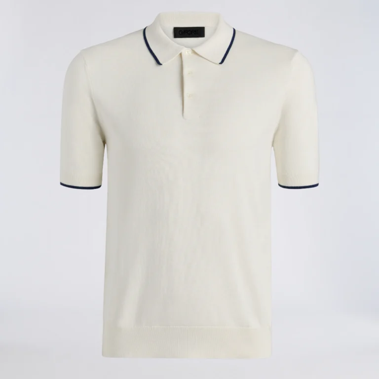 G/Fore Cooling Cotton Polo in Chalk White