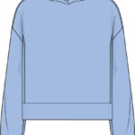 G/Fore Cotton Blend Scuba Hoodie in Sky
