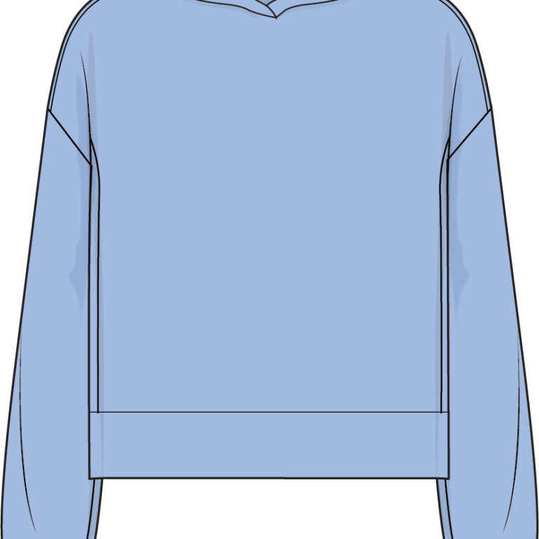 G/Fore Cotton Blend Scuba Hoodie in Sky