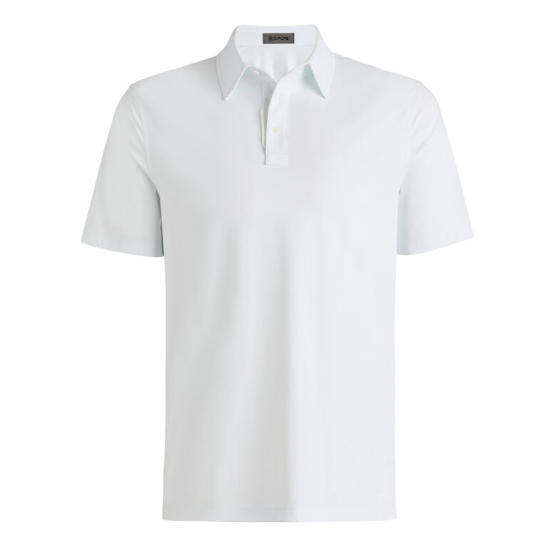 G/Fore Fine Stretch Jacquard Polo in Baja