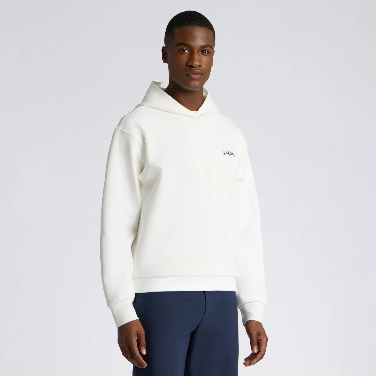 G/FORE Fore Corners Cotton Blend Scuba Hoodie