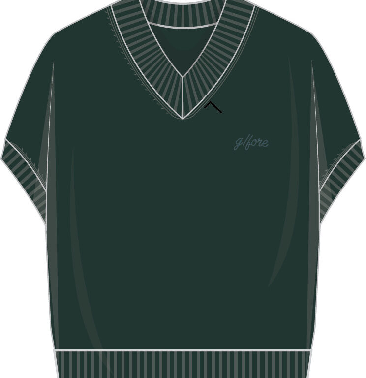 G/FORE G Scribe Oversized Cashmere Sweater Vest
