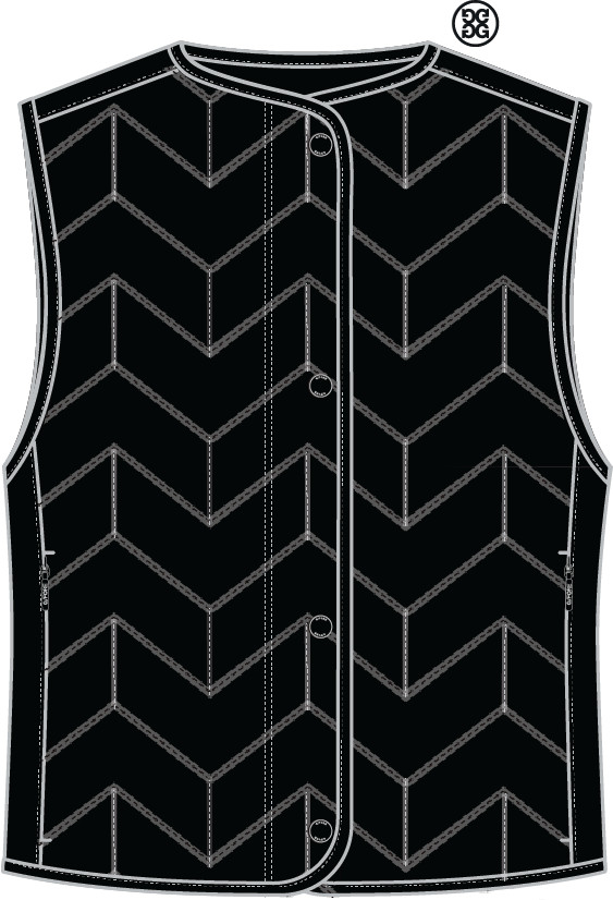 G/FORE Lightweight Chevron Quilted Vest
