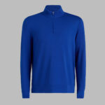 G/Fore Luxe Mid Quarter Zip in Cobalt