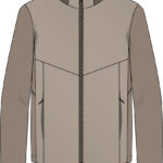 G/Fore Storm Fleece Hybrid Jacket in Mocha