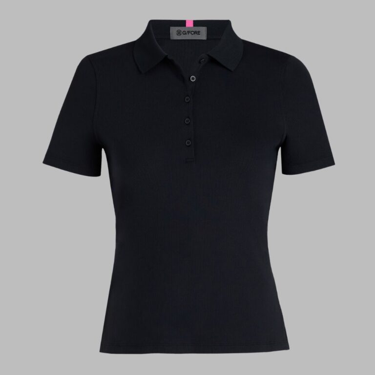 G/Fore Tech Nylon Rib Polo in Onyx