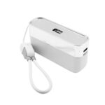 Gemini Two Piece Shareable 10,000 mAh Power Bank with Charging Cable Loop