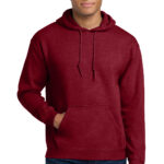 Gildan Heavy Blend Hooded Sweatshirt in Antique Cherry Red