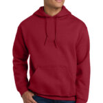Gildan Heavy Blend Hooded Sweatshirt in Cherry Red