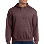 Gildan Heavy Blend Hooded Sweatshirt in Heather Dark Maroon