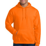 Gildan Heavy Blend Hooded Sweatshirt in S. Orange