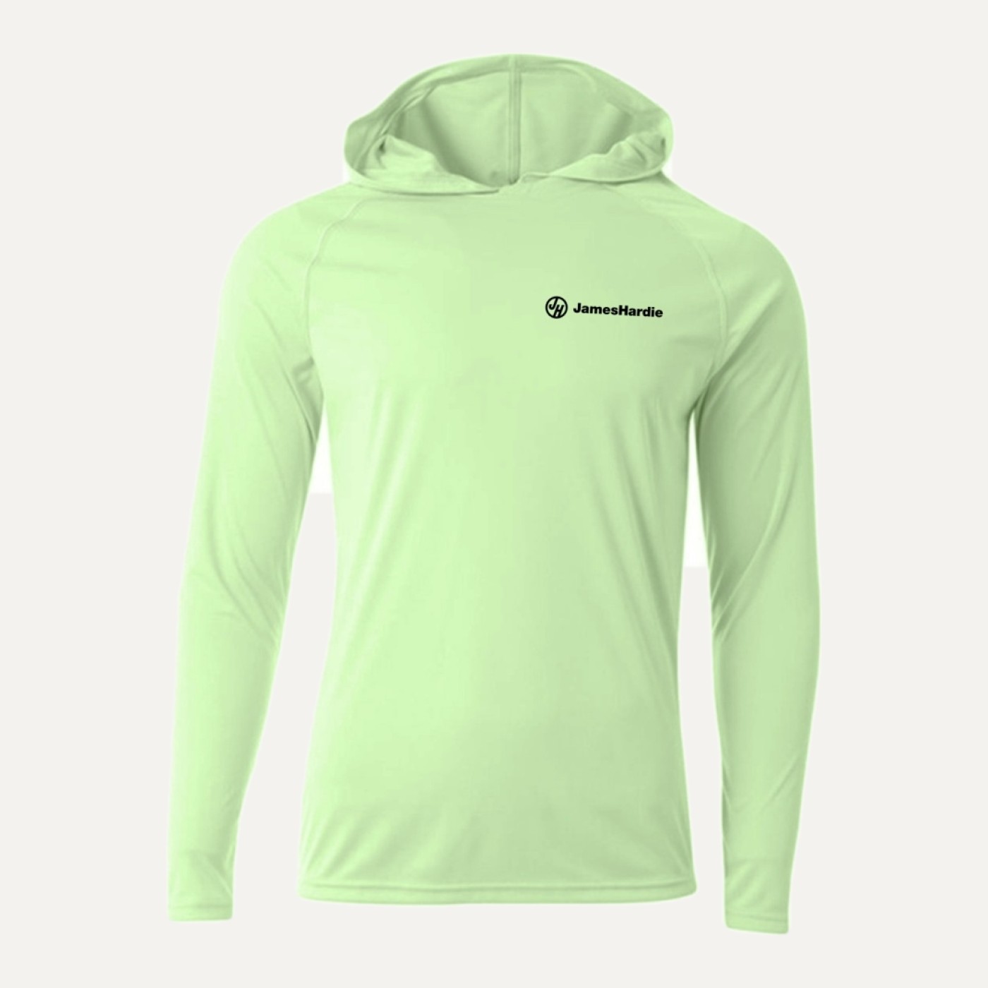 James Hardie co-branded sun hoodie