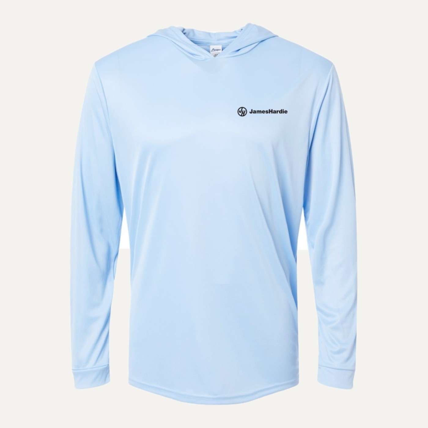 James Hardie co-branded sun hoodie