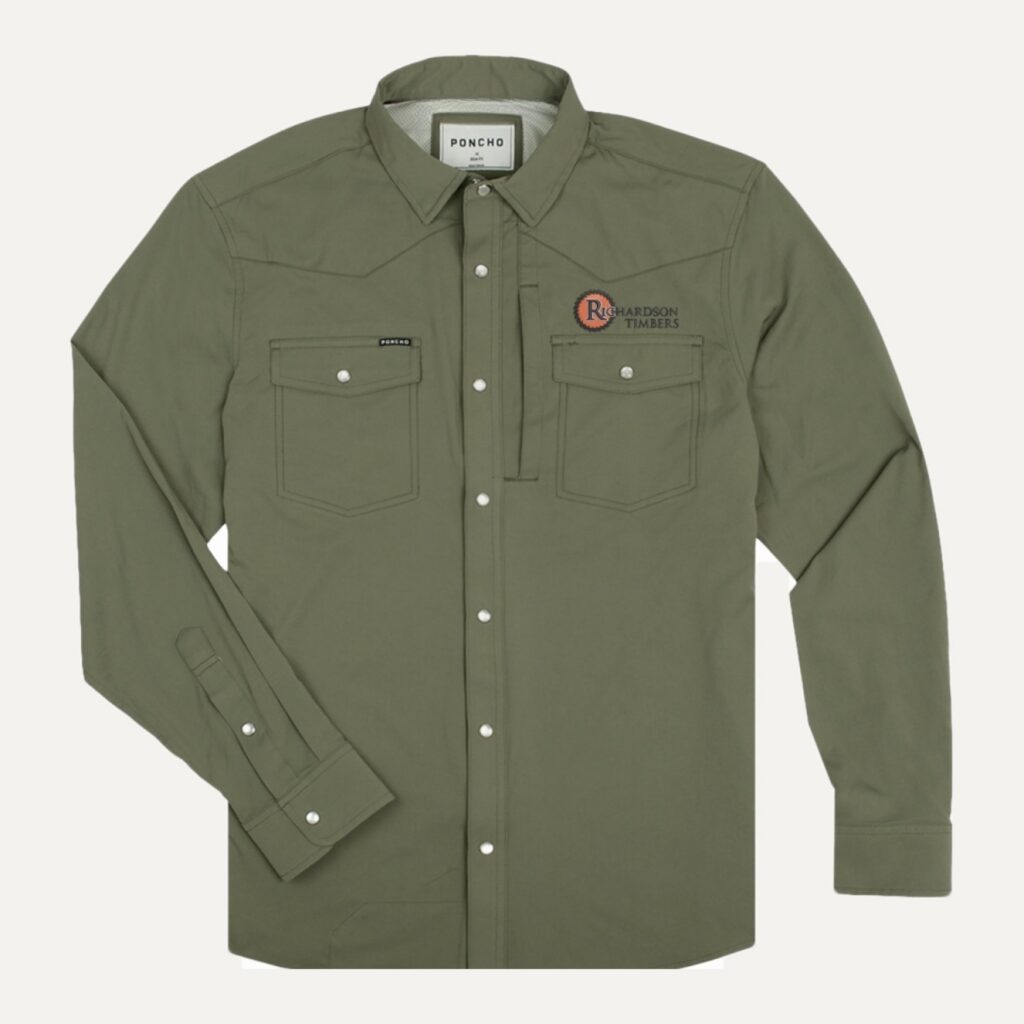 Richardson Timbers shirts, polos and golf bag