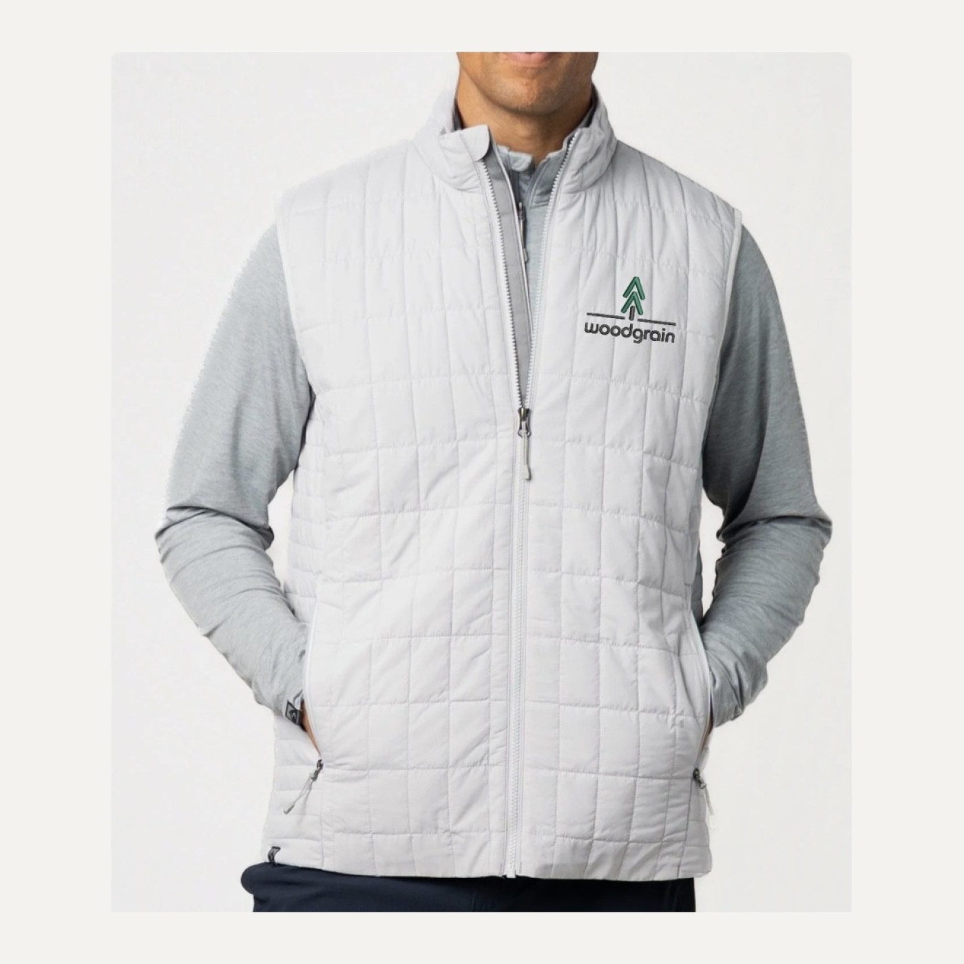 Woodgrain quarter-zips, vests, polos, rope caps and safety tees