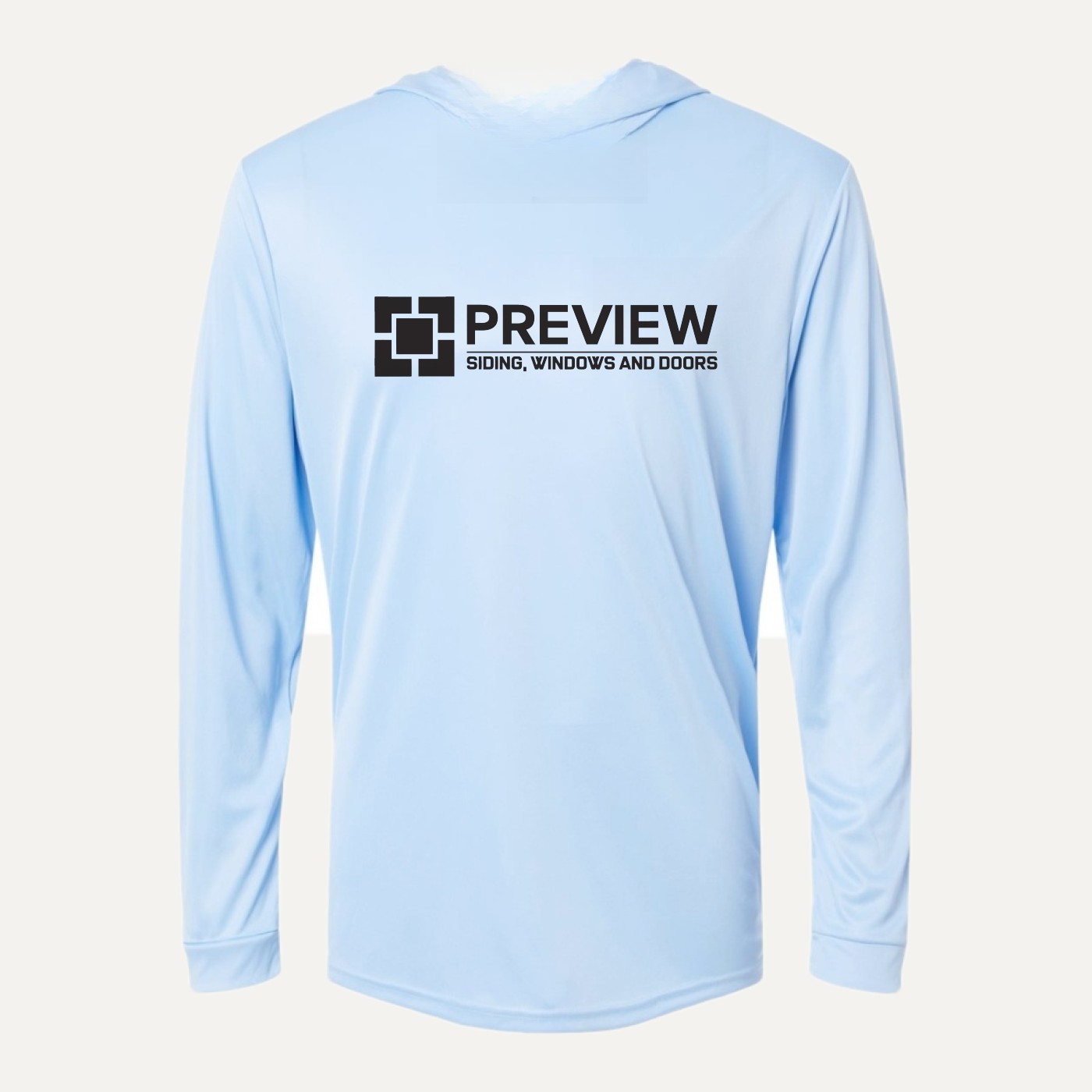 James Hardie co-branded sun hoodie