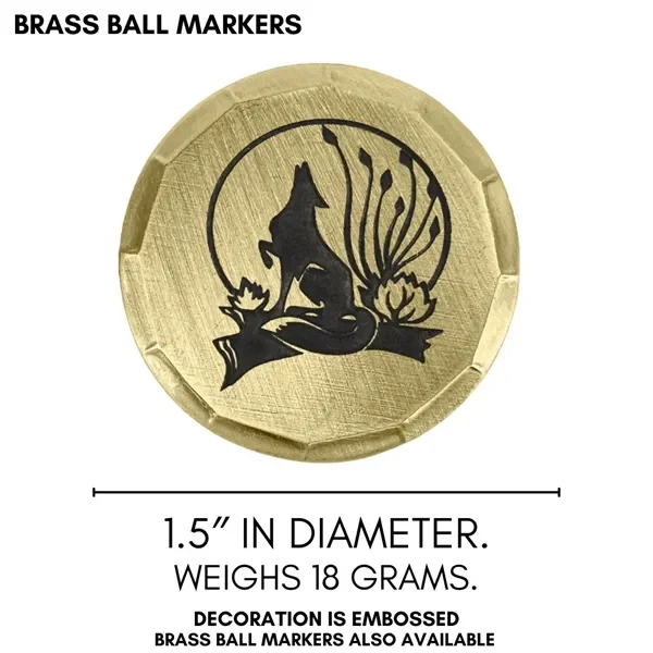 Golf Ball Marker with Collector Case