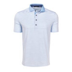 Greyson Aurora Polo in Wolf Blue/Arctic