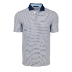 Greyson Aurora Polo in Arctic/Maltese Blue