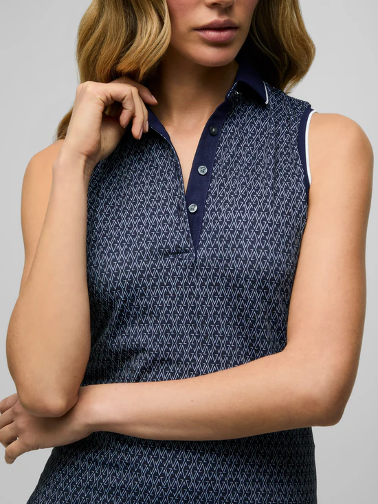 Greyson G-Thing Sleeveless Scarlett Polo