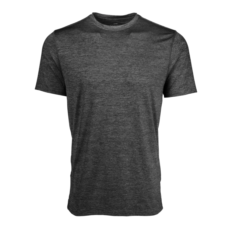Greyson Guide Sport Short Sleeve Tee in Dark Grey Heather