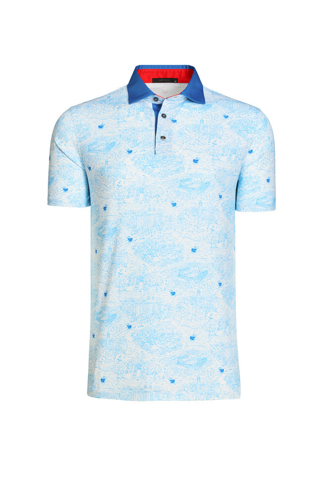 Greyson Kansas Campus Scape Polo