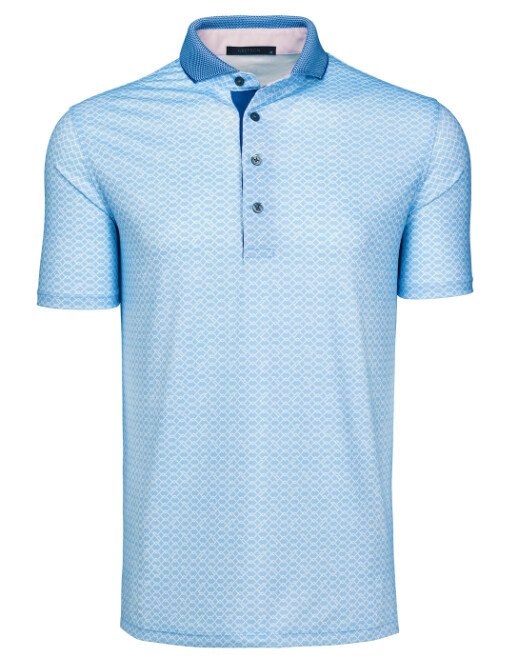 Greyson Packline Polo in Wolf Blue