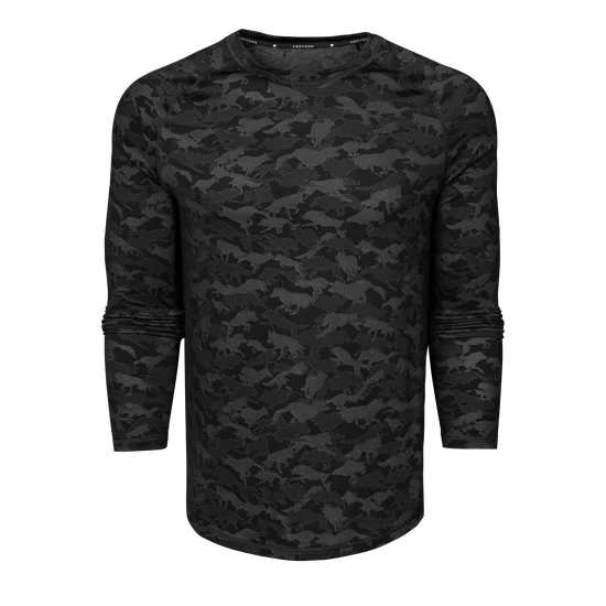 Greyson Wolfpack Camo Kennebec LS Sport Tee in Shepherd