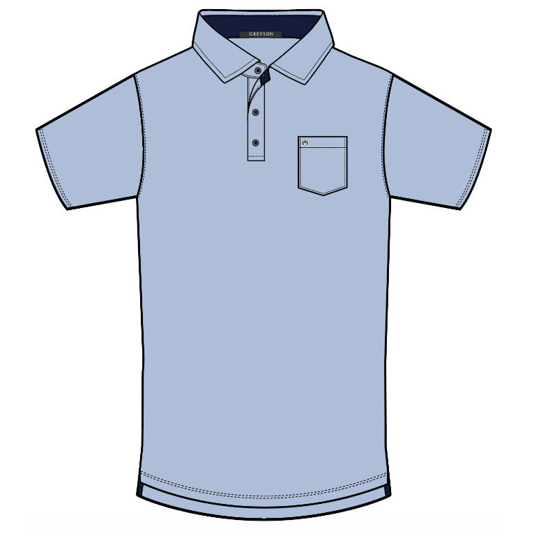 Greyson Youth Spirit Icon Short Sleeve Polo