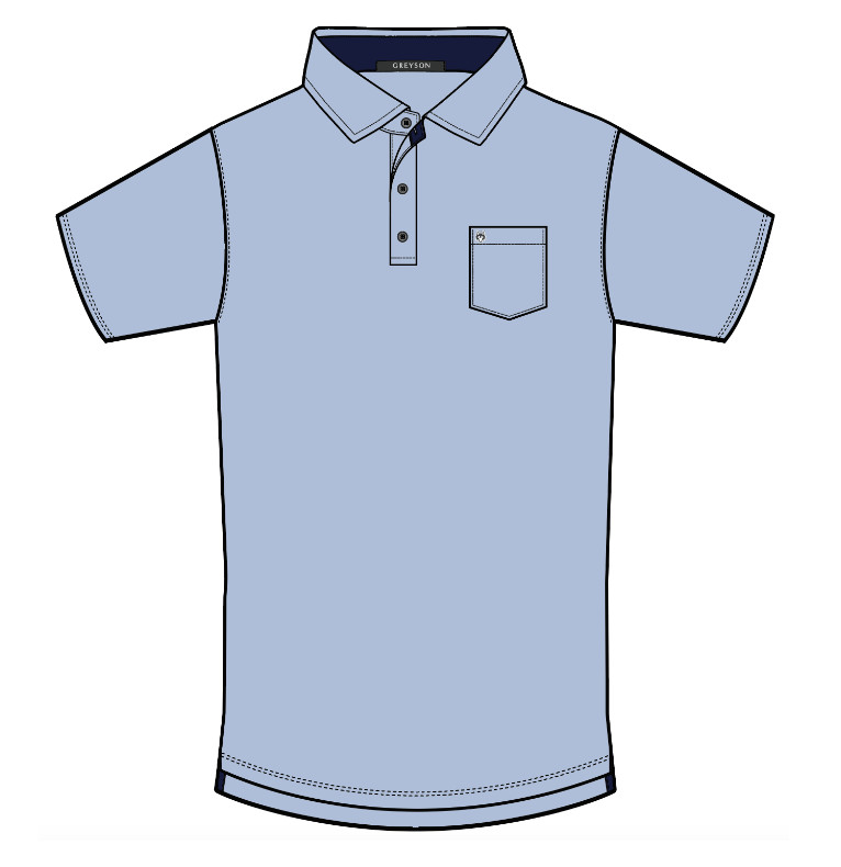 Greyson Youth Spirit Icon Short Sleeve Polo